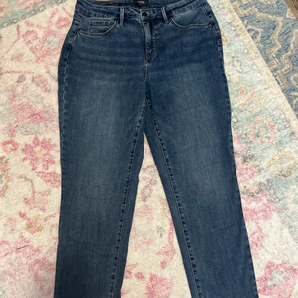 NYDJ Blue Skinny Jeans Medium-Dark Wash